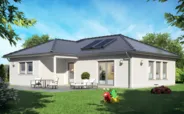 Fertighaus Bungalow SH 115 WB mit Holzfassade