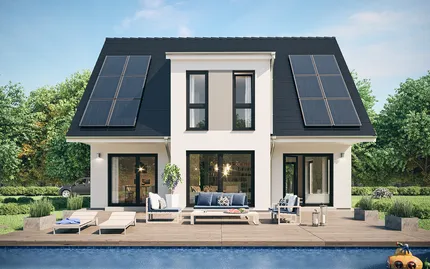 Fertighaus 1,5-Geschosser SH 150 FS mit Photovoltaik