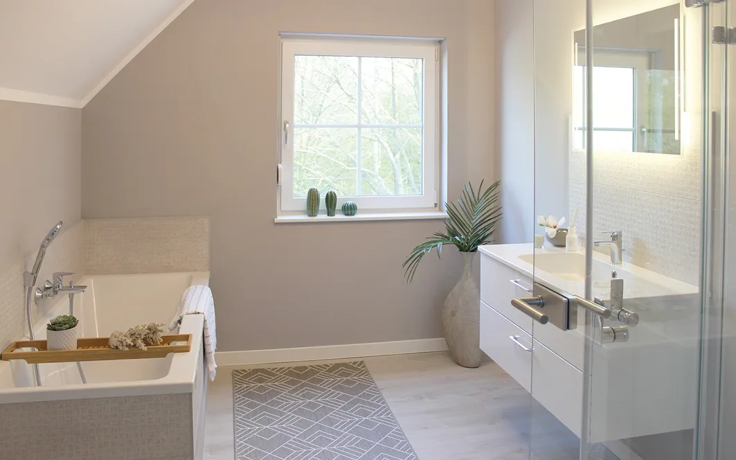 Fertighaus 1,5-Geschosser SH 180 - Var. D Bad