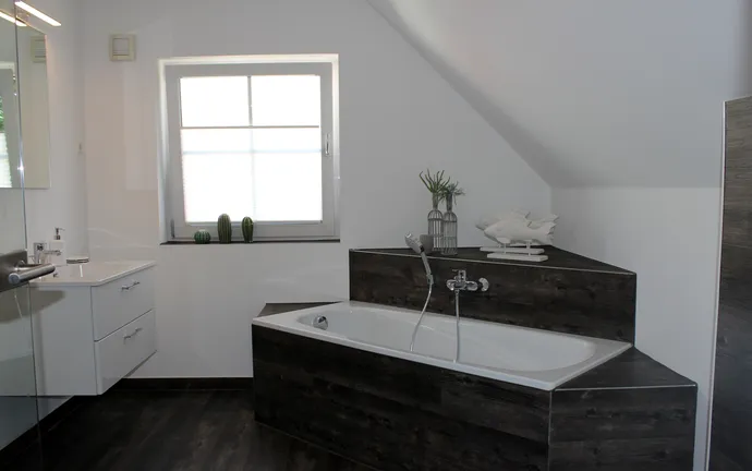 Musterhaus Kamen ScanHaus 180 Variante D Einfamilienhaus Badezimmer