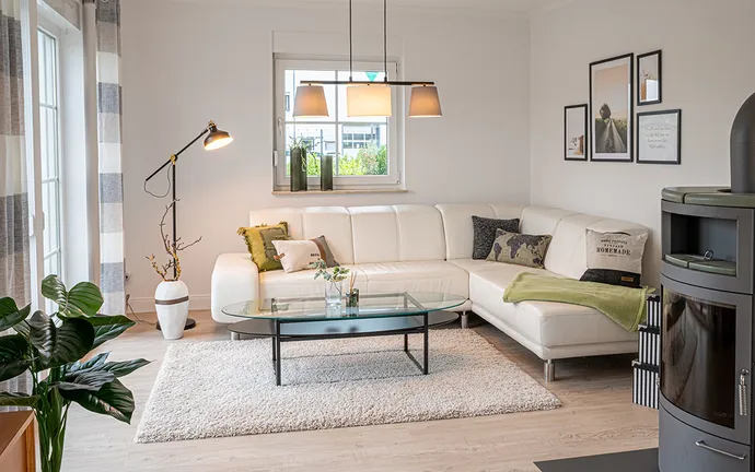 Musterhauscenter Mönchengladbach ScanHaus 156 Einfamilienhaus Wohnzimmer