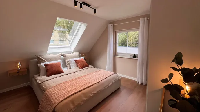 Musterhaus Neumünster Fertighaus SH 180 - Variante D - Schlafzimmer