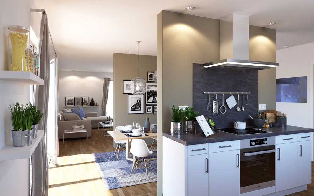 Fertighaus Bungalow SH 169 WB Küche