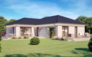 Fertighaus Mehrgenerationenhaus Bungalow SH 137 WB EW mit Panoramaverglasung (optional)