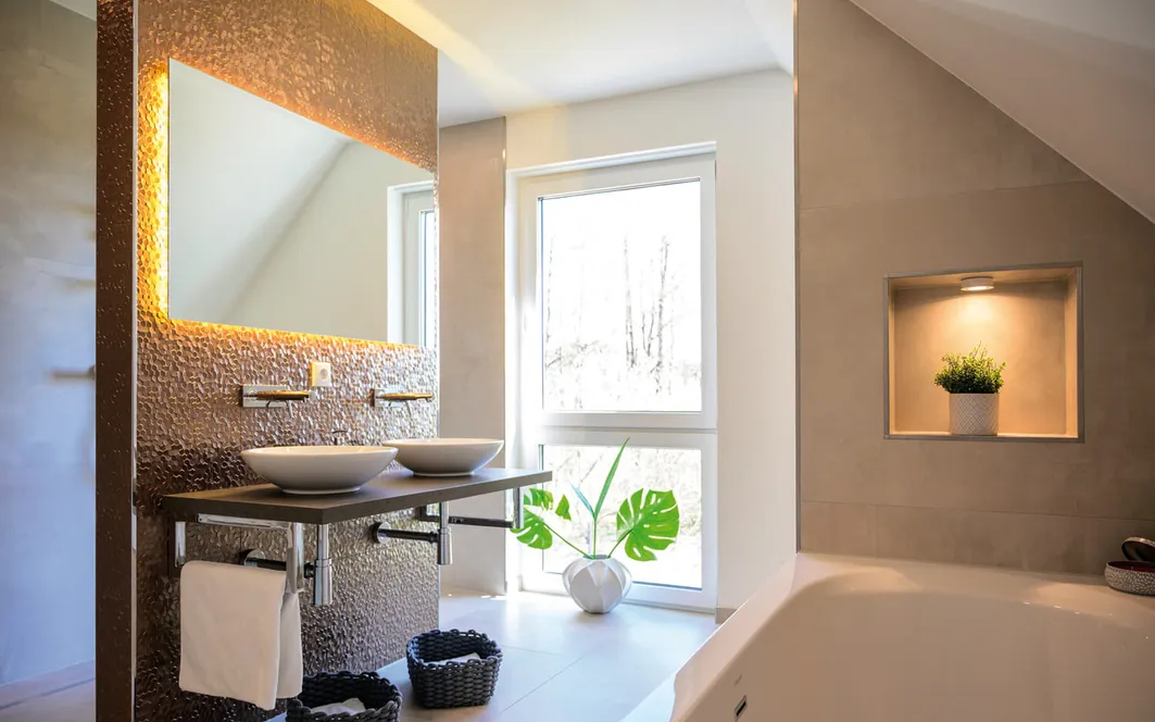 Fertighaus 1,5-Geschosser SH 150 FS Badezimmer