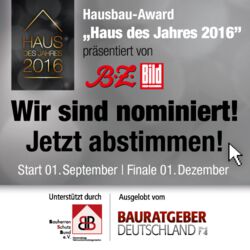 Nominiert bei Haus des Jahres 2016