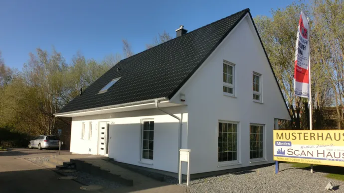 Musterhaus Minden ScanHaus 180 Variante D Einfamilienhaus Eingang