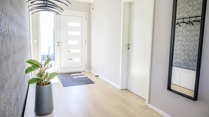 Musterhauscenter Dresden ScanHaus 117 Bungalow Flur