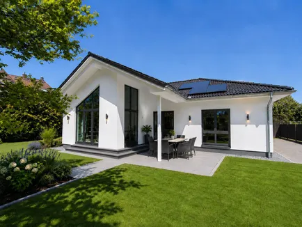 Referenzhaus Winkelbungalow SH 147 WB | Terrassenansicht