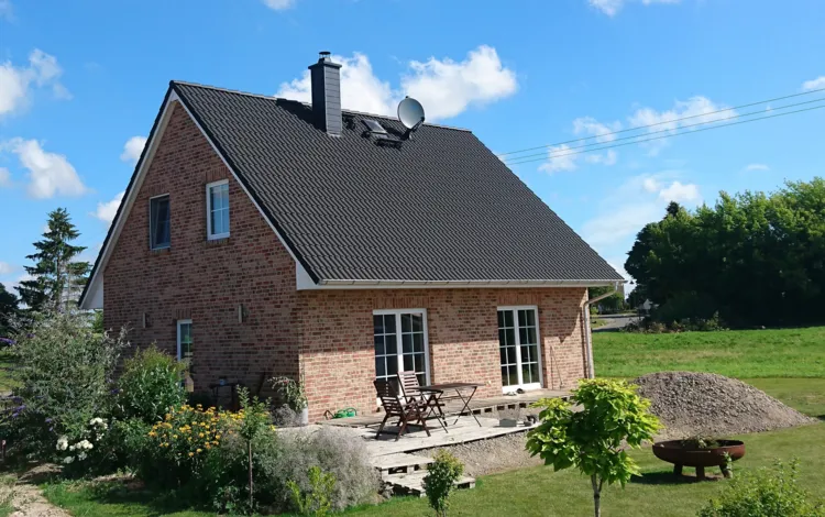 Fertighaus Einfamilienhaus 1,5 Geschosser SH 122 Var. A1 Klinker