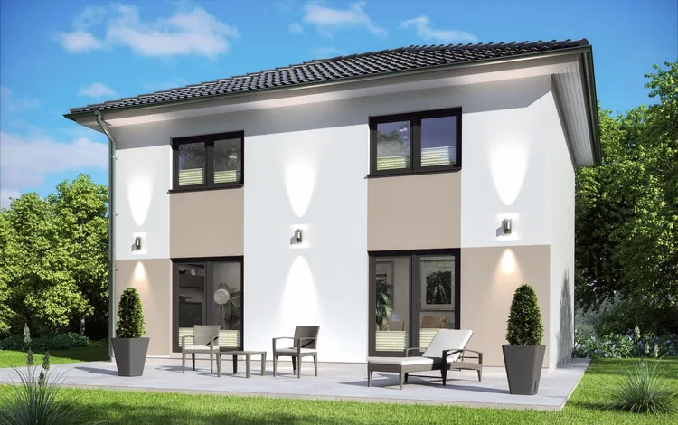 Fertighaus Stadtvilla SH 122 S - Variante A + C