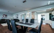 Fertighaus Stadtvilla SH 155 S - Var. B Wohn- und Esszimmer