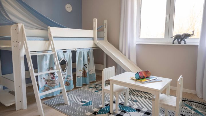 Musterhaus Greifswald ScanHaus 136 Variante D2 Winkelbungalow Kinderzimmer
