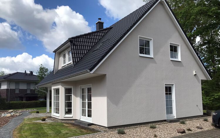 Musterhaus Eberswalde SH 180 Variante D Terrassenseite