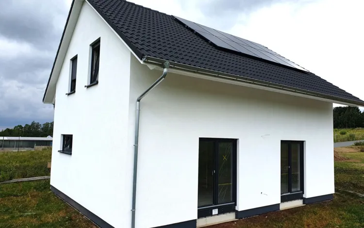 Fertighaus Einfamilienhaus SH 122 Drempel - Var. A1 hoher Kniestock