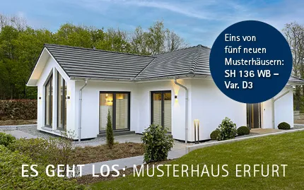 Neues Musterhaus für Erfurt | SH 136 WB - Var. D3