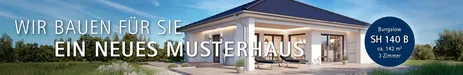 Neues Musterhaus für Mannheim | Bungalow SH 140 B