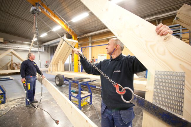 Holzständerbauweise
