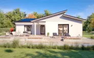 Bungalow SH 115 WB XXL - Var. B mit Pultdach | Seitenansicht