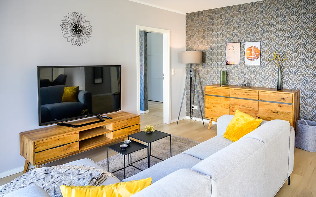 Fertighaus Bungalow SH 117 B - Var. A1 | Wohnbereich