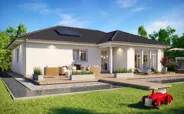 Bungalow SH 100 B - Var. A mit Erker und überdachten Freisitz