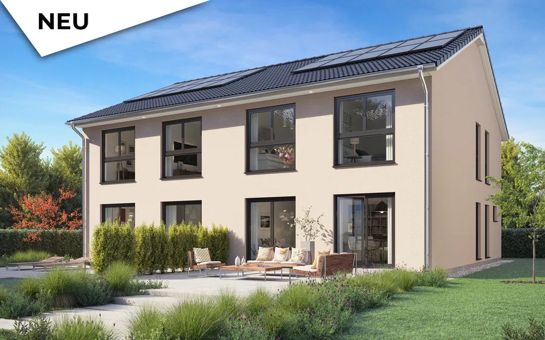 Fertighaus Doppelhaus Stadtvilla SH 127 S DHH