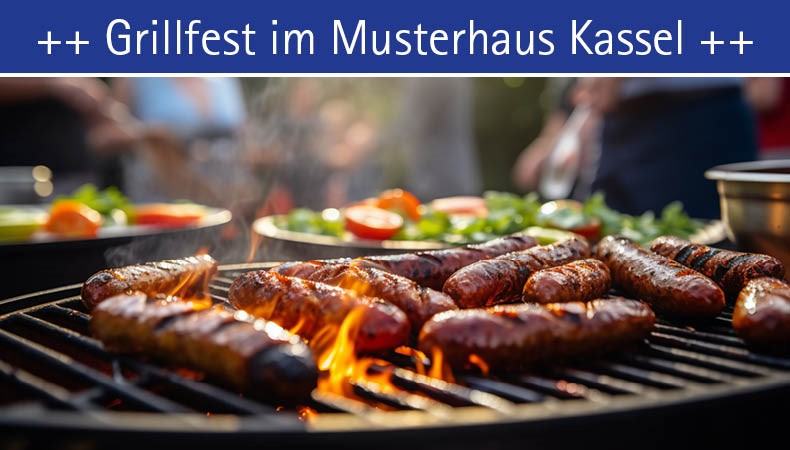 Grillfest im Musterhaus Kassel