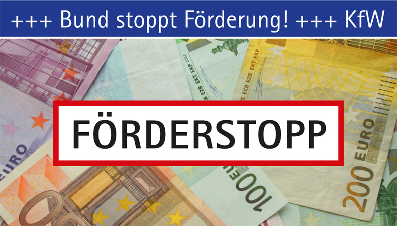 BEG-Förderung gestoppt