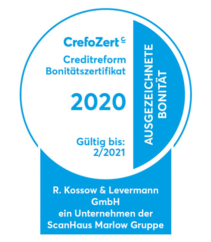 Creditreform Bonitätszertifikat 2020