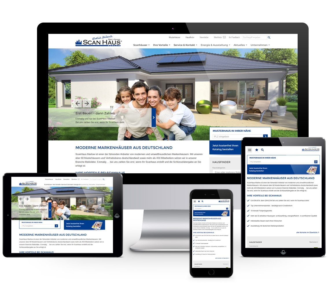 Neuer Internetaufttritt ScanHaus Marlow
